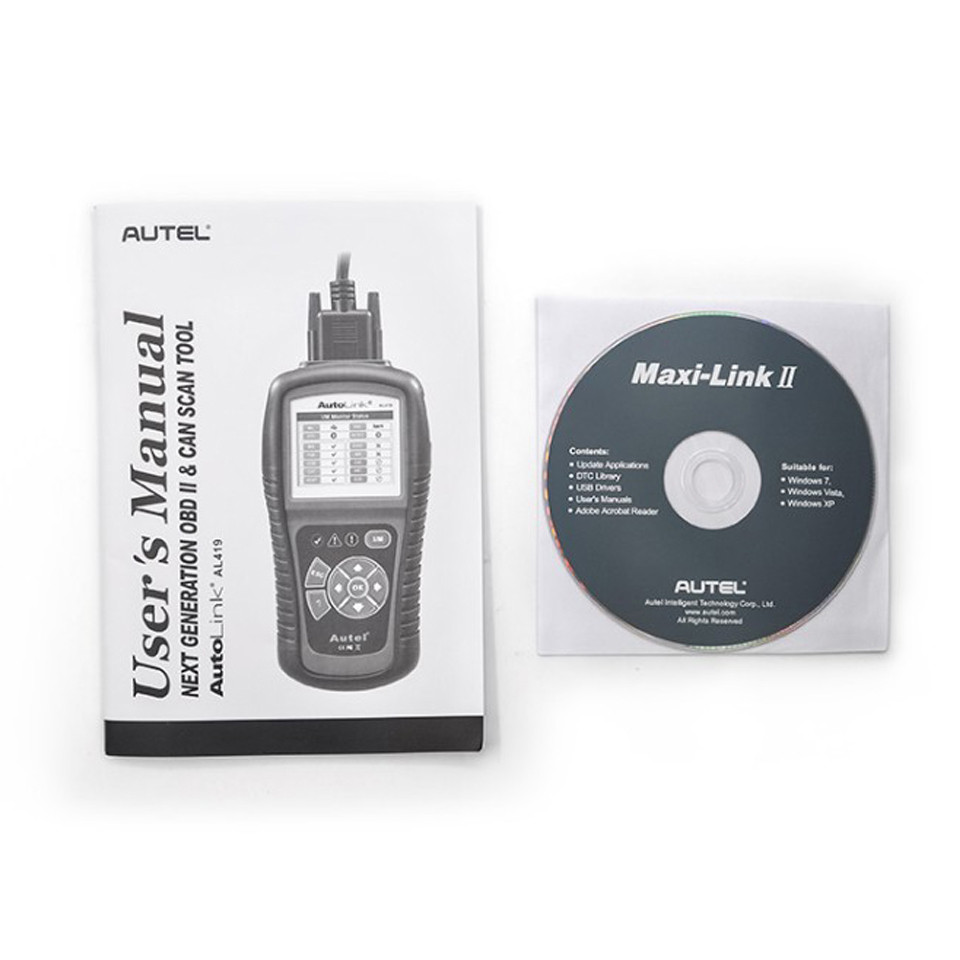 autel autolink al419 obdii can scanner Autel AutoLink AL419 can diagnose the ALL 1996 and newer vehicles (OBD II & CAN) for Retrieves generic